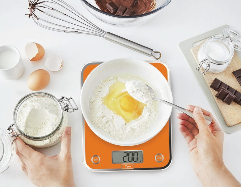 Moulinex BN5001 Optiss Arancione Superficie piana Rettangolo Bilancia da cucina elettronica
