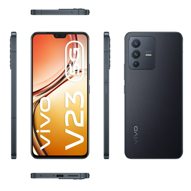 VIVO V23 5G 16,4 cm (6.44") Doppia SIM Android 12 USB tipo-C 12 GB 256 GB 4200 mAh Nero