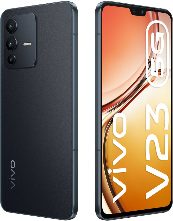 VIVO V23 5G 16,4 cm (6.44") Doppia SIM Android 12 USB tipo-C 12 GB 256 GB 4200 mAh Nero