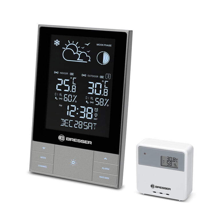 Explore Bresser Optics ClimateTemp NDV Antracite, Metallico, Argento LCD DC/Batteria