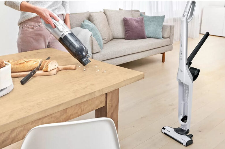 Bosch Serie 4 BCH3P2301 Scopa elettrica ricaricabile Flexxo Gen2 23Vmax Bianco