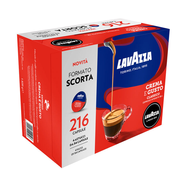 Lavazza A Modo Mio Crema e Gusto, 216 Capsule