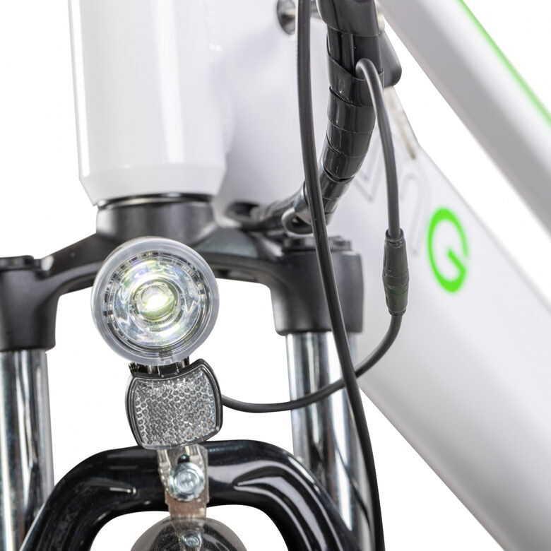 EMG E-Bike Queen 28P 28" 13Ah 80Km Batteria integrata Bianca