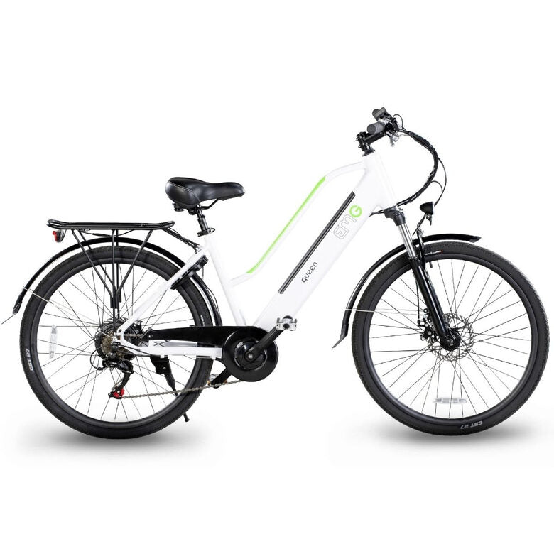 EMG E-Bike Queen 28P 28" 13Ah 80Km Batteria integrata Bianca
