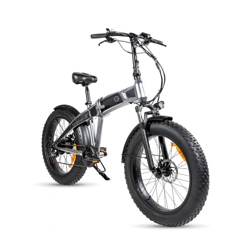 EMG E-Bike Bomber X 20" 12Ah Batteria integrata Foldable Grigio/Nero