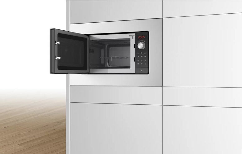 Bosch Serie 2 BEL623MS3 forno a microonde Da incasso Microonde con grill 20 L 800 W Acciaio inossidabile