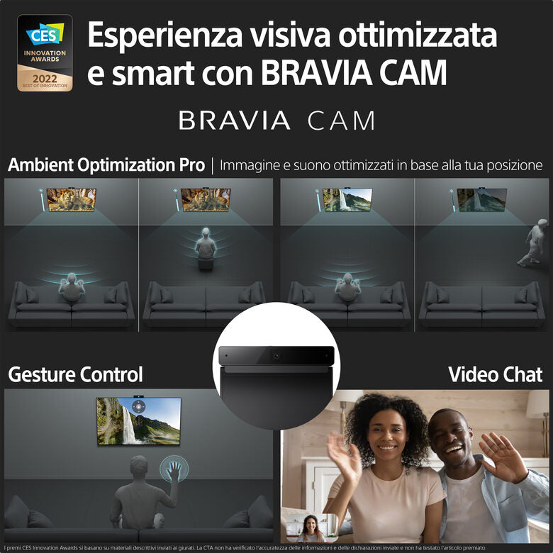 Sony KD-50X81K Televisione Smart TV 50 Pollici Led 4K Uhd Hdr Google TV Perfect For Playstation Bravia Core