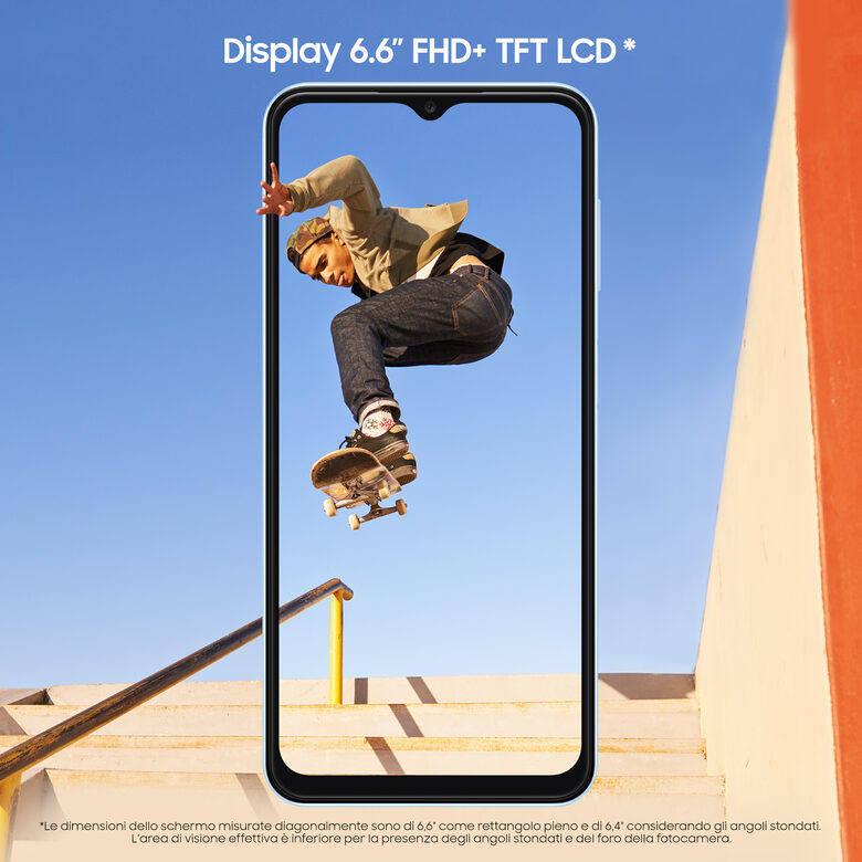 Samsung Galaxy A13 16,8 cm (6.6") Doppia SIM Android 12 4G USB tipo-C 4 GB 128 GB 5000 mAh Azzurro