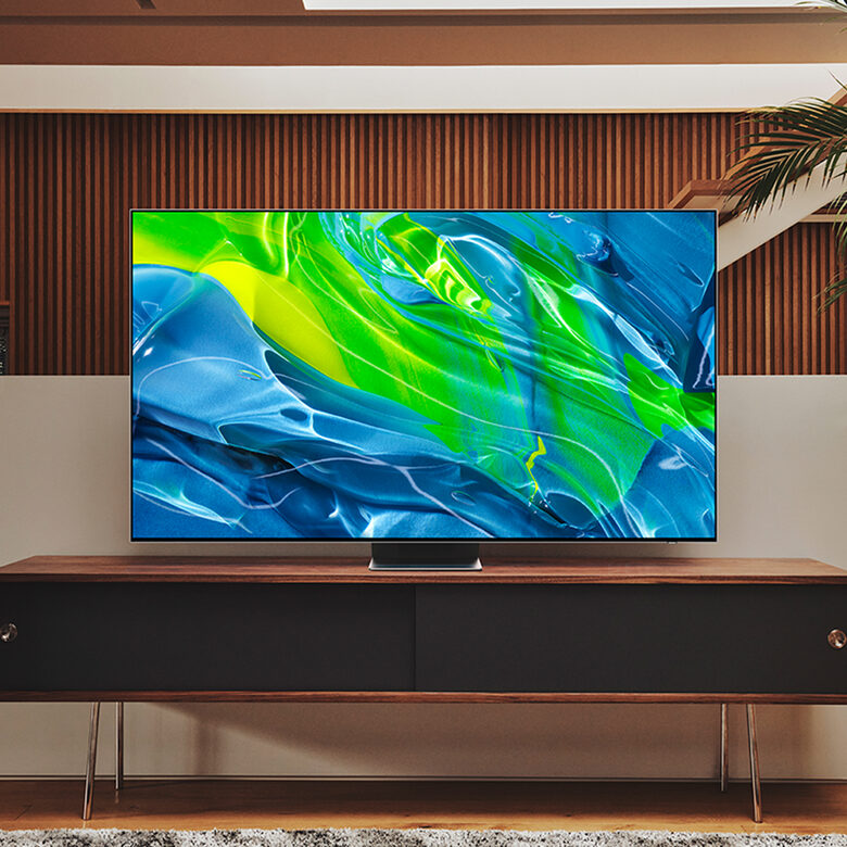Samsung Series 9 TV OLED 4K 55” QE55S95B Smart TV Wi-Fi Eclipse Silver Processore Neural Quantum 4K Ultra sottile Gaming mode Suono 3D