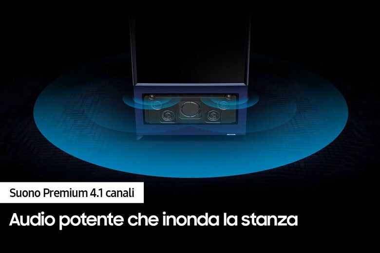 Samsung TV The Sero 4K 43" 43LS05B Smart TV Wi-Fi 2022 Navy Blue, Schermo rotante, Suono potente, Processore Quantum 4K, Display anti-riflesso