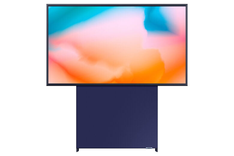 Samsung TV The Sero 4K 43" 43LS05B Smart TV Wi-Fi 2022 Navy Blue, Schermo rotante, Suono potente, Processore Quantum 4K, Display anti-riflesso