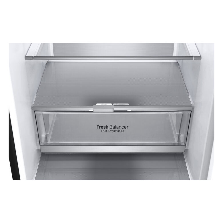 LG GBB72MCVGN Frigorifero combinato, Classe D, 384L, Wine Rack, No frost, Nero