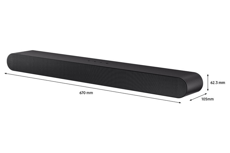 Samsung HW-S50B/ZF Soundbar   canali 140W 2022, suono bilanciato e uniforme, music mode, tap sound