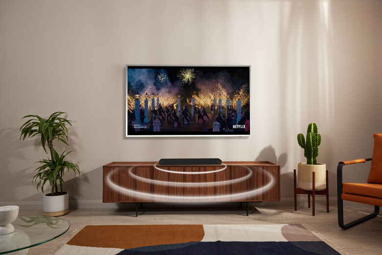 Samsung HW-S50B/ZF Soundbar   canali 140W 2022, suono bilanciato e uniforme, music mode, tap sound