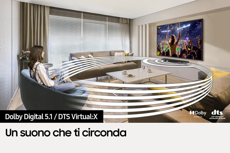 Samsung HW-S50B/ZF Soundbar   canali 140W 2022, suono bilanciato e uniforme, music mode, tap sound