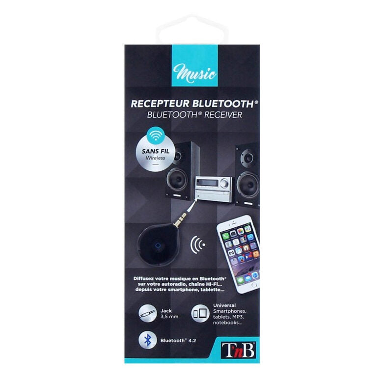 nuovaVideosuono BTRJACK ricevitore audio bluetooth Nero