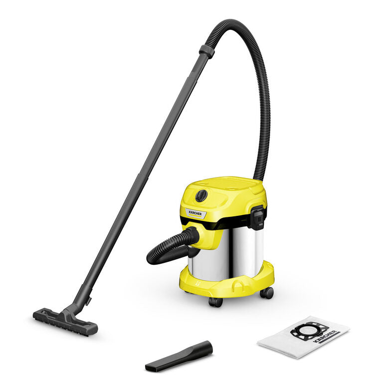 Kärcher V-15/4/18 Bidone Aspiratutto a traino 15 L 1000 W Sacchetto per la polvere