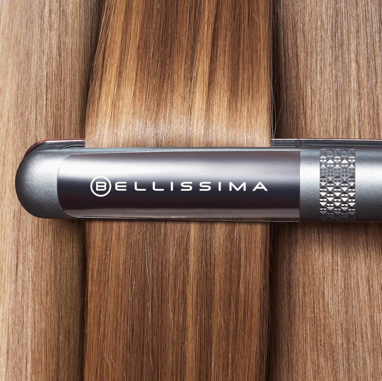 Bellissima Imetec Creativity Multistyle, Piastra per capelli Lisci o Mossi, Rivestimento ceramica, Particelle Diamante, Cheratina, Piastre Flessibili e Calde Anche Esternamente, 5 temperatur