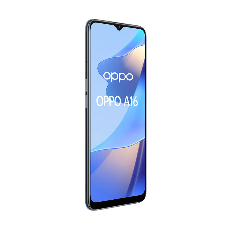 OPPO A16 Smartphone, AI Triple Camera 13+2+2 MP, 6.52” 60HZ Display, 5000mAh, SuperVOOC + Power Saving, RAM 3GB + ROM 32GB expandable, ColorOS11.1, IPX4, [Versione Italiana], Crystal Black