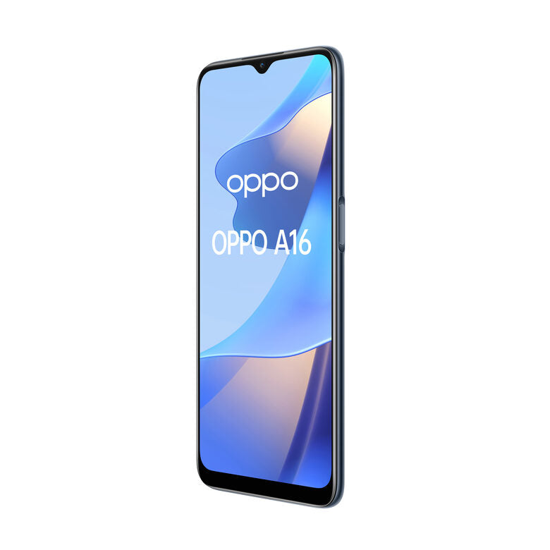 OPPO A16 Smartphone, AI Triple Camera 13+2+2 MP, 6.52” 60HZ Display, 5000mAh, SuperVOOC + Power Saving, RAM 3GB + ROM 32GB expandable, ColorOS11.1, IPX4, [Versione Italiana], Crystal Black