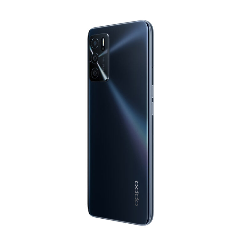 OPPO A16 Smartphone, AI Triple Camera 13+2+2 MP, 6.52” 60HZ Display, 5000mAh, SuperVOOC + Power Saving, RAM 3GB + ROM 32GB expandable, ColorOS11.1, IPX4, [Versione Italiana], Crystal Black