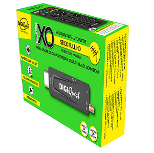 Digiquest XO Stick Cavo Full HD Nero
