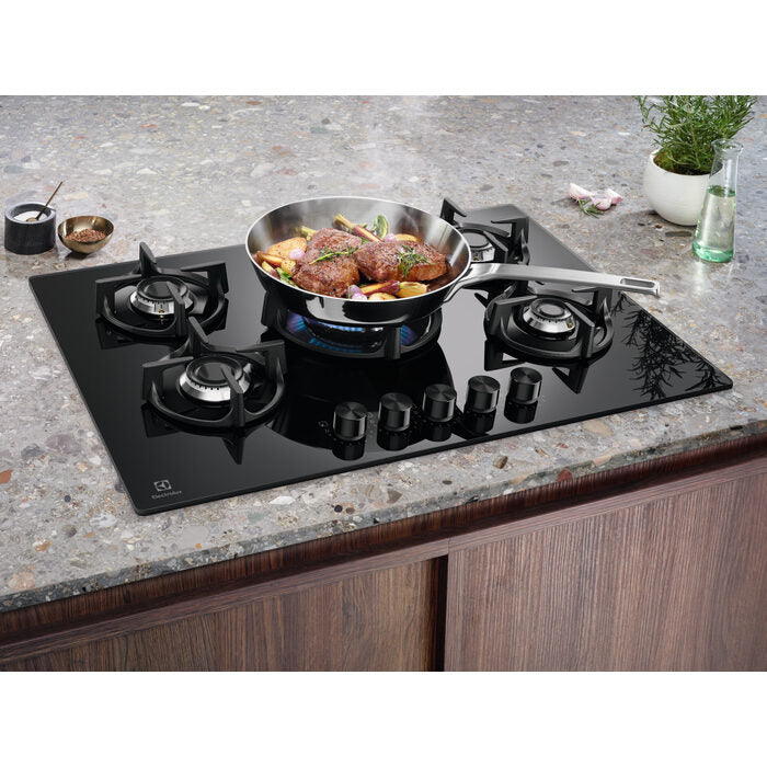 Electrolux EGG75372K  Piano Cottura 75 cm Gas Nero 5 Fornelli