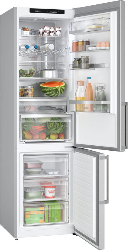 Bosch Serie 6 KGN39AIAT frigorifero con congelatore Libera installazione 363 L A Acciaio inox