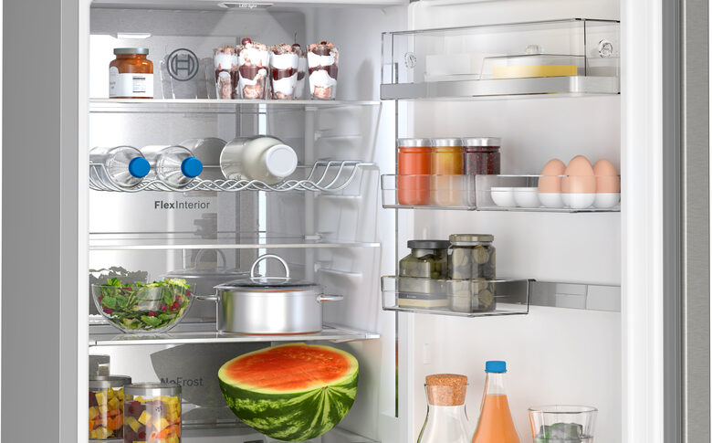 Bosch Serie 6 KGN39AIAT frigorifero con congelatore Libera installazione 363 L A Acciaio inox