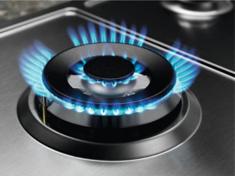Electrolux EGS64362X piano cottura Acciaio inossidabile Superficie piana 59.5 cm Gas 4 Fornello(i)