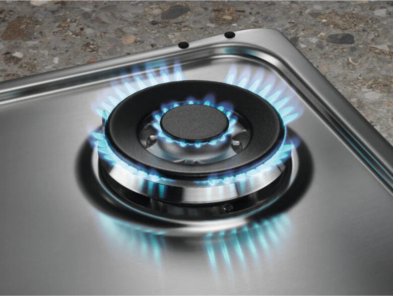 Electrolux EGS64362X piano cottura Acciaio inossidabile Superficie piana 59.5 cm Gas 4 Fornello(i)