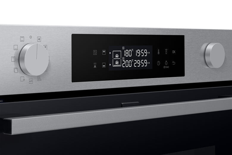 Samsung NV7B45403BS Forno a Incasso 76 L 2950 W A+ Nero, Acciaio inossidabile
