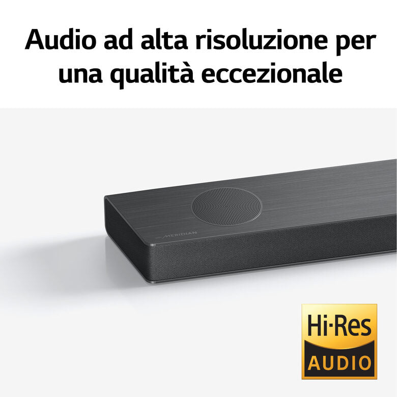LG Soundbar S95QR 810W 9.1.5 canali, Meridian, Dolby Atmos