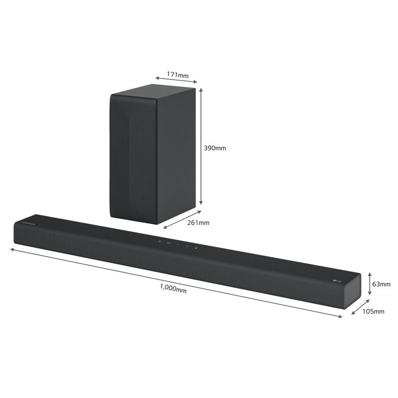 LG Soundbar S65Q 420W 3.1 canali, Meridian, DTS Virtual:X