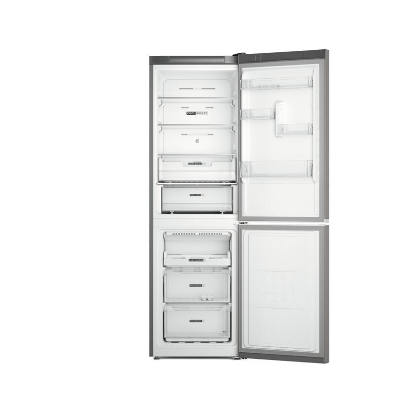 Whirlpool W7X 82O OX frigorifero con congelatore Libera installazione 335 L E Acciaio inossidabile