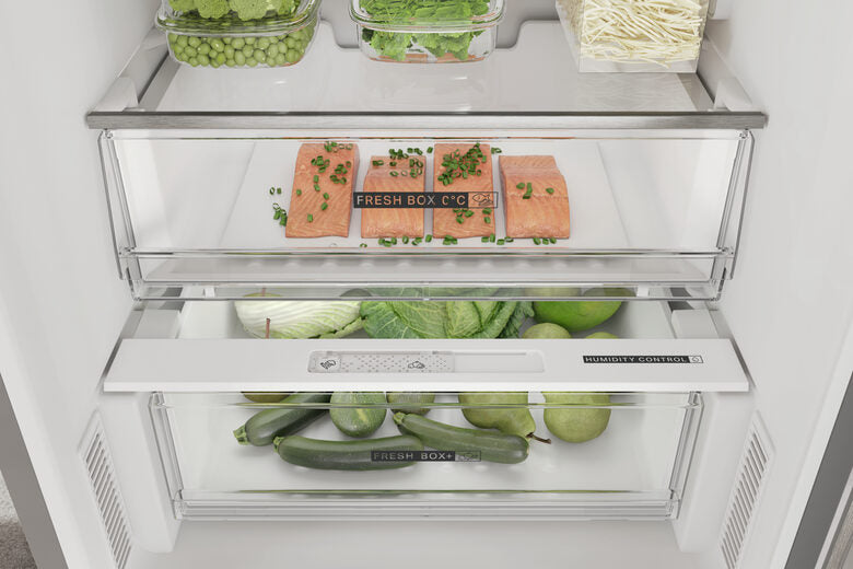 Whirlpool W7X 82O OX frigorifero con congelatore Libera installazione 335 L E Acciaio inossidabile
