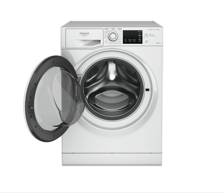 Hotpoint NDB 10725 WA IT lavasciuga Libera installazione Caricamento frontale Bianco E