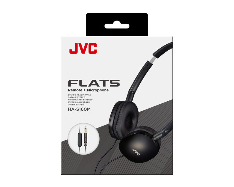 JVC HA-S160M Auricolare Cablato A Padiglione Musica e Chiamate Nero