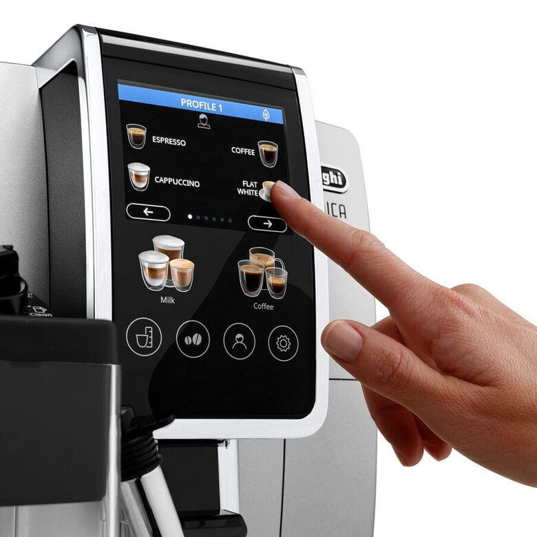 De’Longhi ECAM380.85.SB Dinamica Plus macchina per caffè Automatica Macchina da caffè combi 1,8 L
