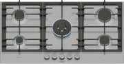 Bosch Serie 6 PCR9A5I90 , Piano cottura a gas, 90 cm, Acciaio inox