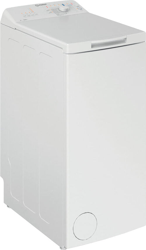 Indesit BTW L60400 IT Lavatrice A Libera Installazione A Carica Dall'alto 6 Kg, 1000 Giri, Turn&Go, Opzione Extra Lavaggio, Classe C, Bianco