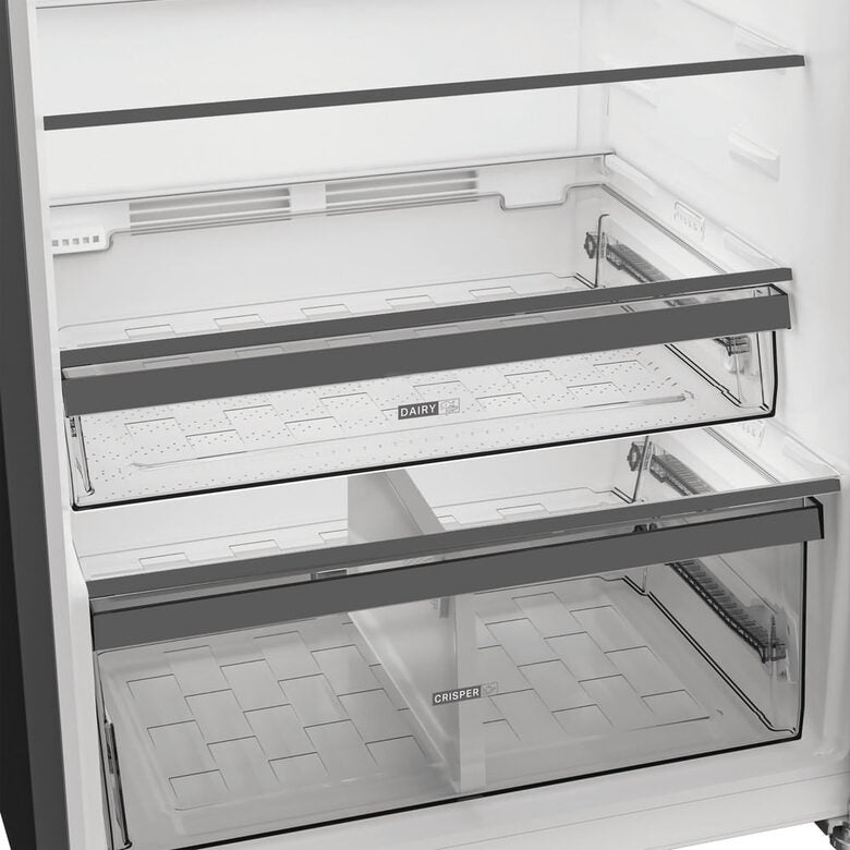Whirlpool WHD2 6472 X4E Frigorifero Combinato A Libera Installazione, No Frost, Sensori 6° Senso, Classe E, Acciaio Inox