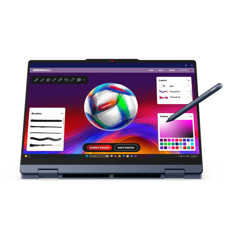 Lenovo IdeaPad | Notebook 5 2-in-1 | Display 14.0'' WUXGA (1920x1200) Touch | Processore INTEL CORE U5 322 | Memoria RAM 16GB | Memoria SSD 512GB | Scheda grafica Integrata | Sistema Operativo WINDOWS 11 HOME | COSMIC_BLUE | Caricatore NON incluso