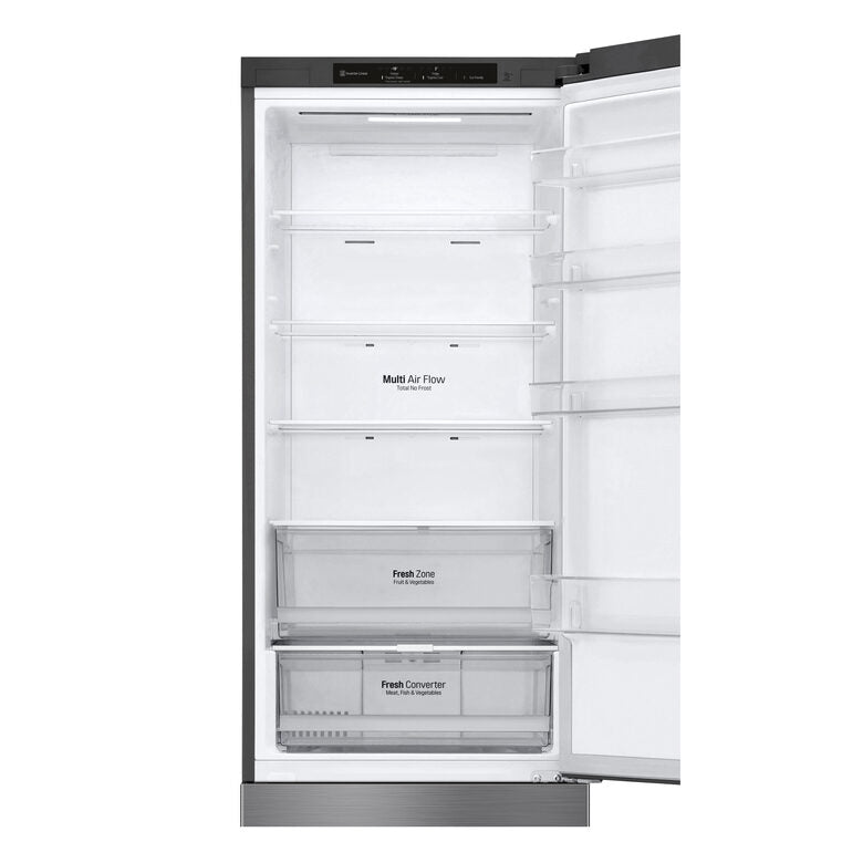 LG GBP62PZNAC Frigorifero combinato, Classe A, 384L, Fresh Converter, No frost, Inox