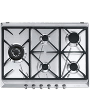 Smeg SRV575GH5 piano cottura Acciaio inox Da incasso 70 cm Gas 5 Fornello(i)