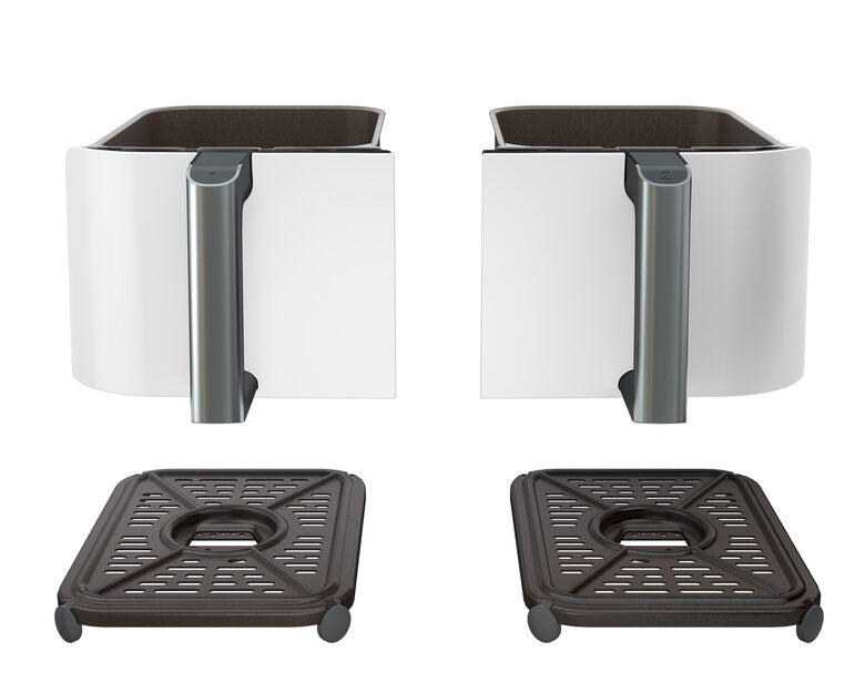 Ninja AF400EU Doppia 9,5 L Indipendente 2470 W Friggitrice ad aria calda Bianco
