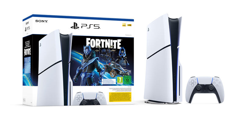 Sony Playstation 5 Slim Fortnite 1 TB Wi-Fi Nero, Bianco