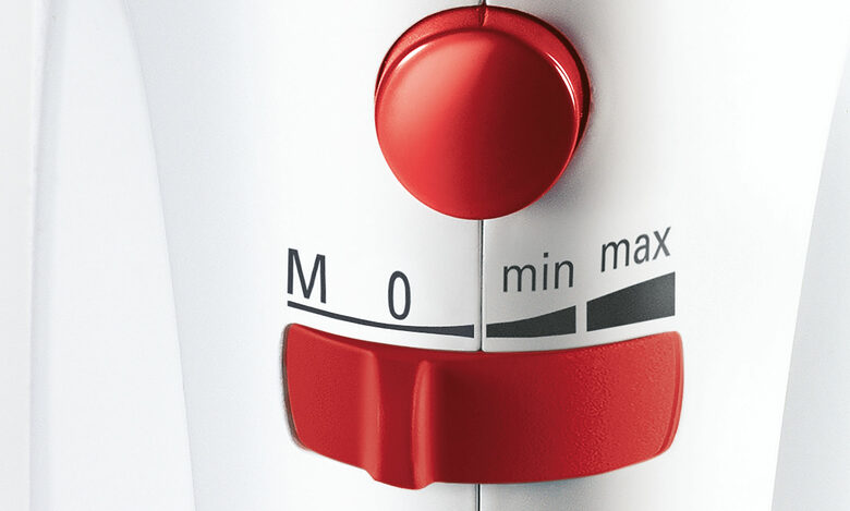 Bosch MFQP1000 Sbattitore YourCollection 300 W Bianco, Rosso