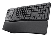 Trust Keyra Tastiera wireless multi-dispositivo ergonomica