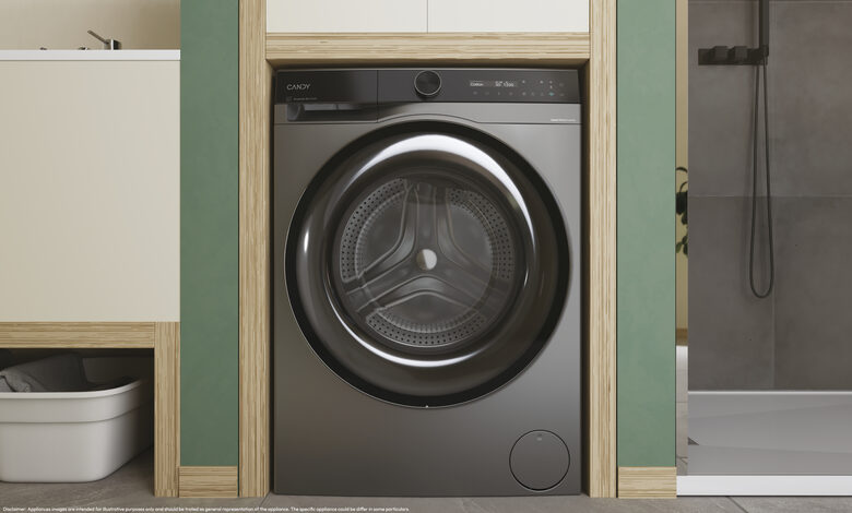 Candy BS 48SB6G-S ProWash 700 Lavatrice A Libera Installazione 8 Kg, 1400 Giri, Classe A, Antracite